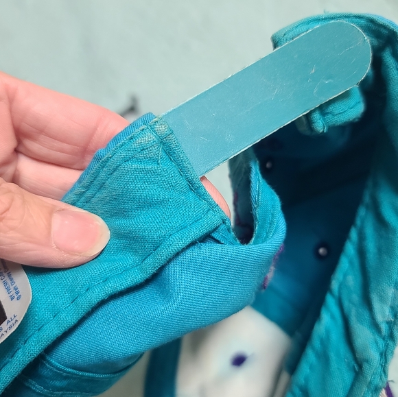 Disney Mickey Mouse Unlimited, Teal and Purple Snapback Baseball Hat Cap 90's - Picture 5 of 11